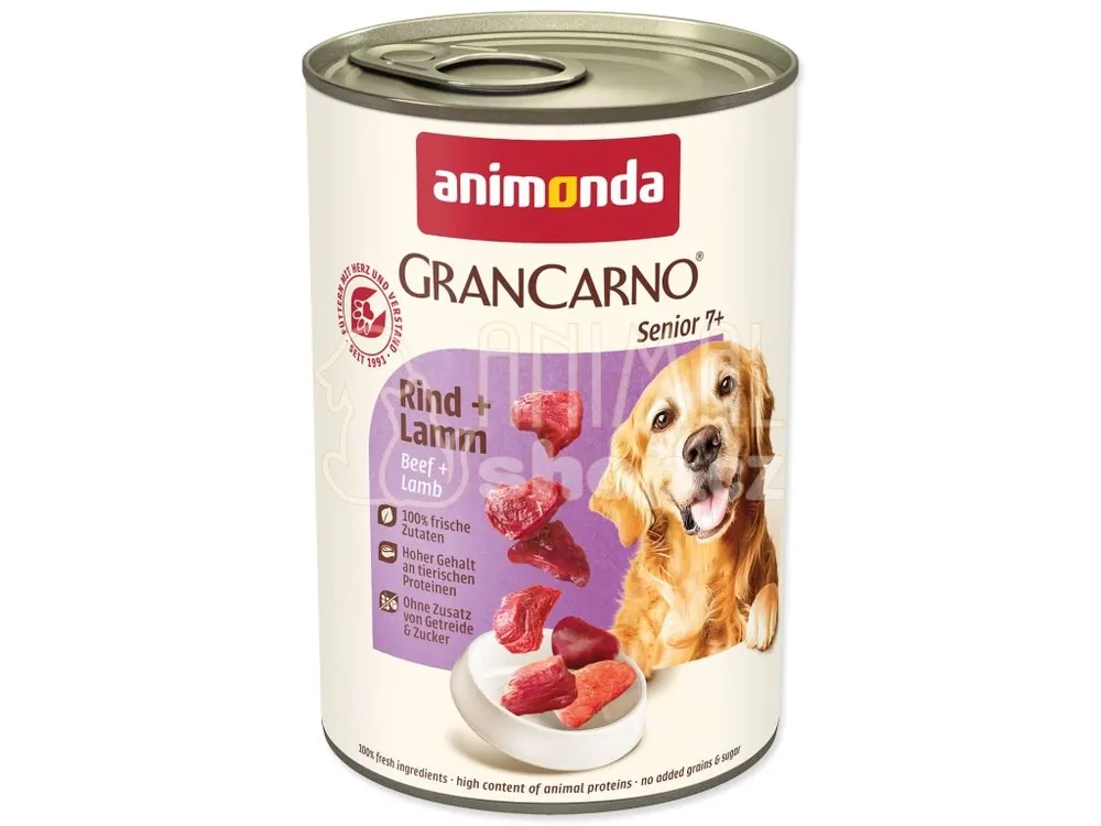 Víkendová Akce Konzerva Animonda Gran Carno Senior hovězí a jehně 400g