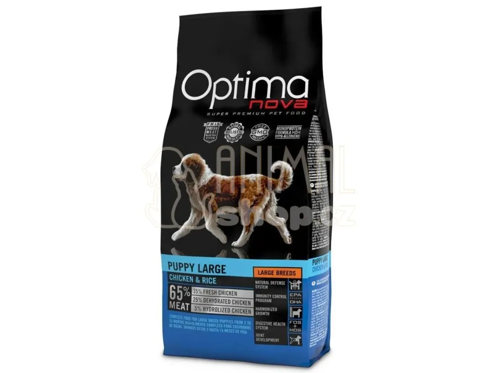 OPTIMAnova Dog Puppy Large Chicken & Rice 2 kg Značkový