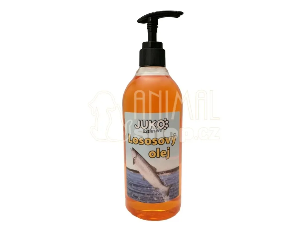 Lososový olej s pumpičkou JUKO (1000 ml) Autentický
