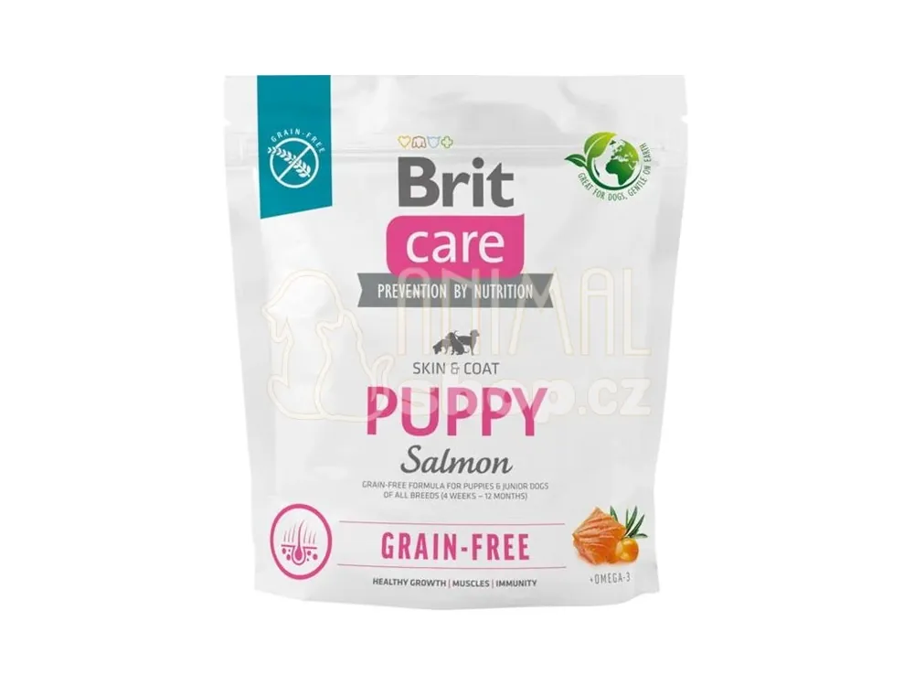 Brit Care Dog Grain-free Puppy Salmon 1 kg Horká Nabídka