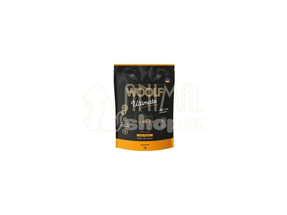 WOOLF Ultimate DogFood Semi-Moist Turkey 1kg Levný