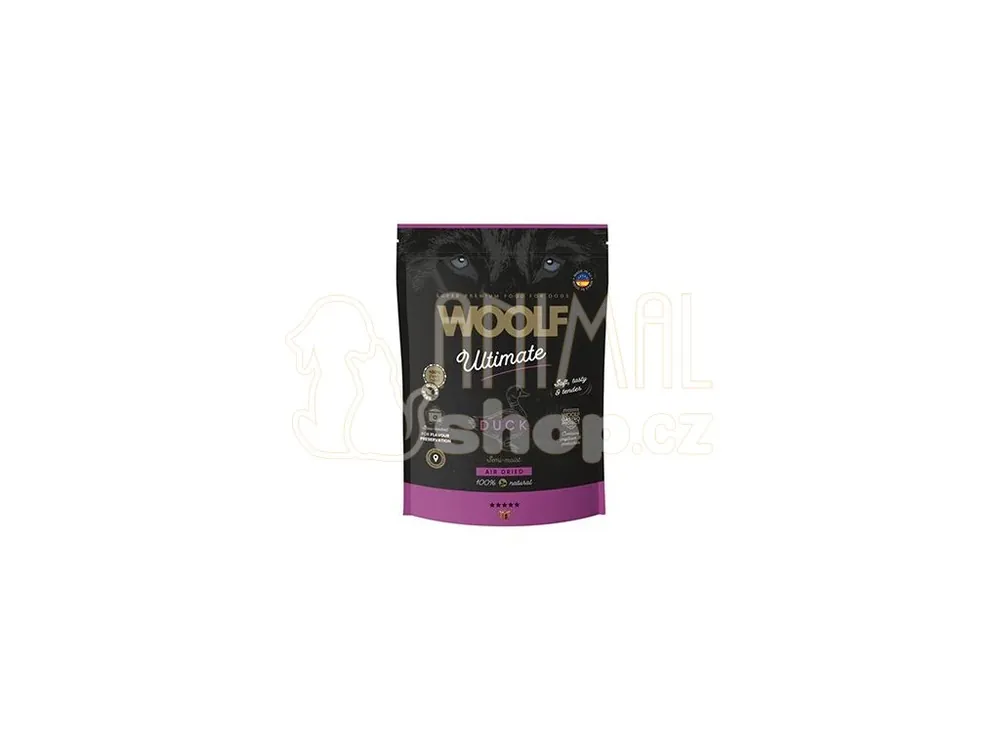Přímo Od Výrobce WOOLF Ultimate DogFood Semi-Moist Duck 1kg