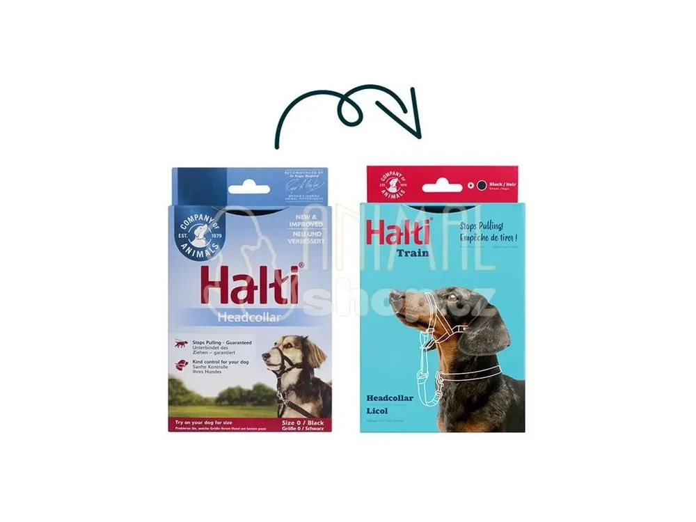 Ohlávka nylon Halti vel. 0 - trpasl. pudl, jorkšír COA Akční Cena