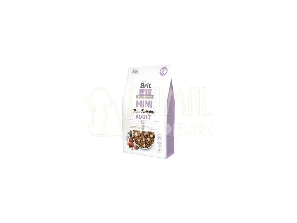 Přímo Od Výrobce Brit Care Dog Mini FD Raw Delights Beef 2kg