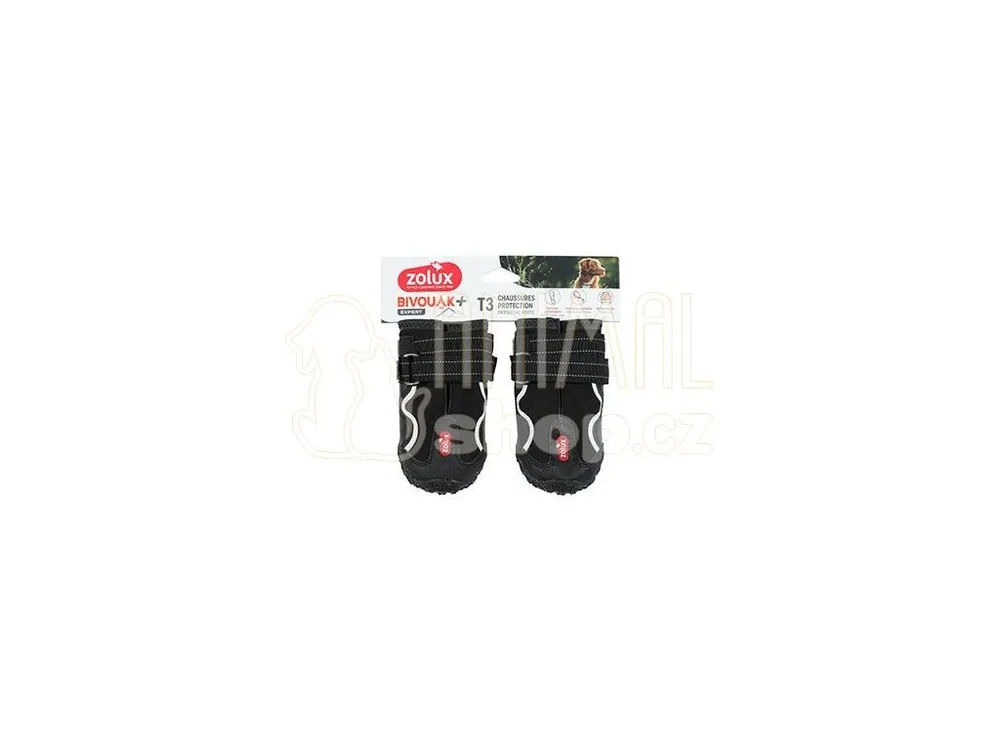 Vrácení Zdarma Botička ochranná BIVOUAK černá T3/6,4cm Zolux