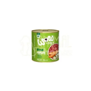 WOW Dog konz. Adult hovězí s karotkou 800g Levný