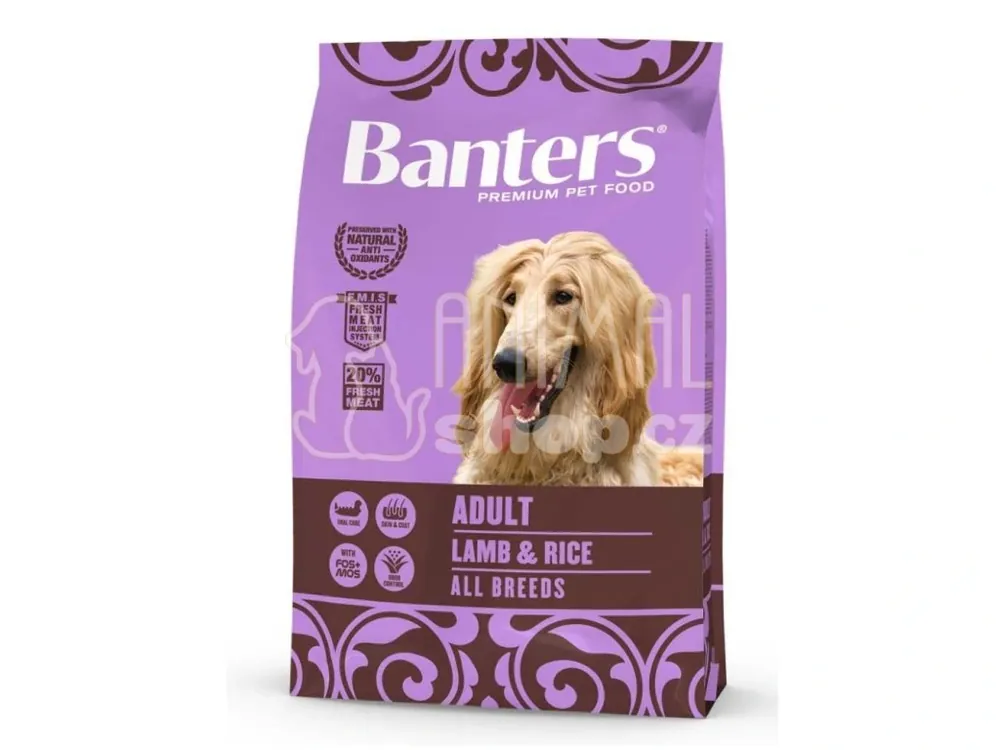 Banters Adult Lamb & Rice 3 kg Nejlepší Cena