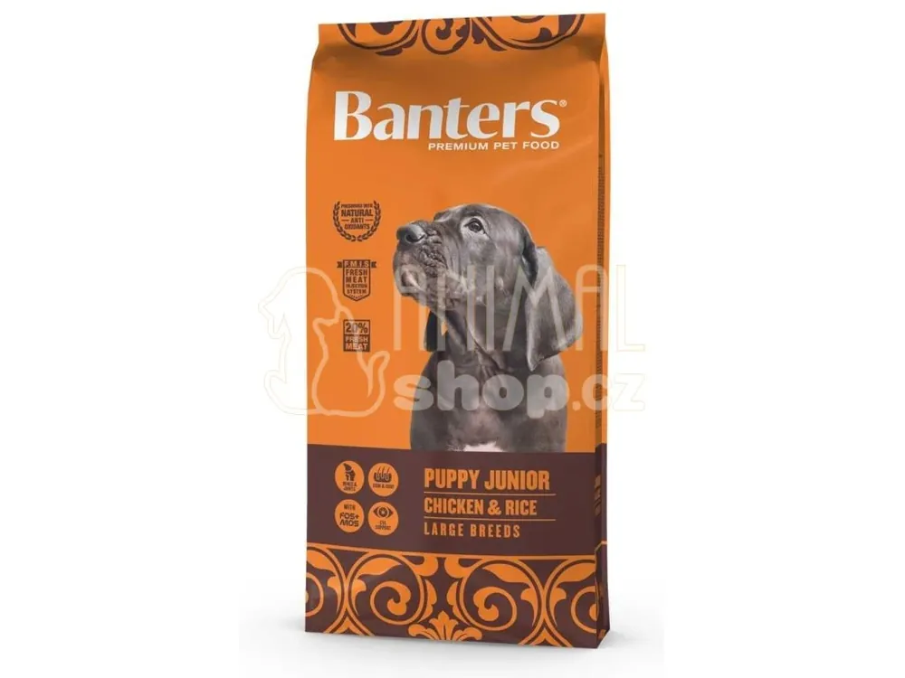 Expresní Doručení Banters Puppy Junior Large Breeds Chicken & Rice 15 kg
