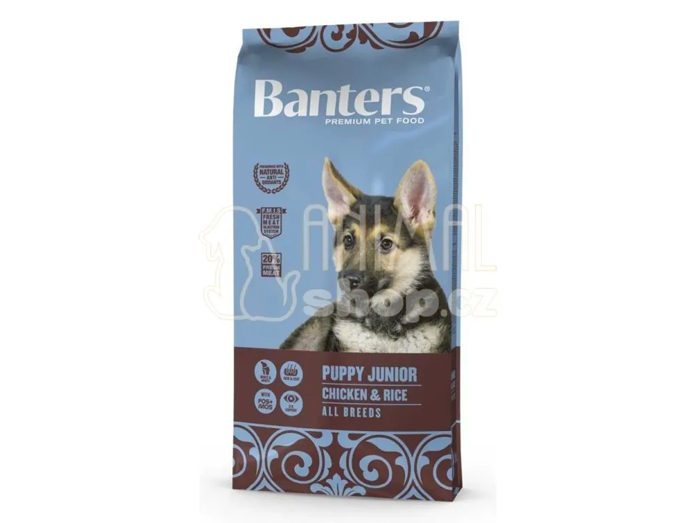 Banters Puppy Junior Chicken & Rice 15 kg Super Cena