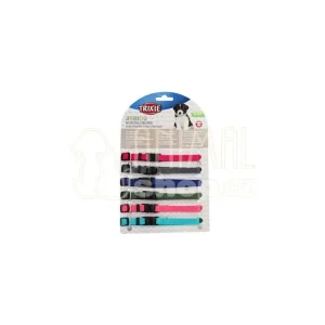Odeslání Ihned Obojek nylon štěně rozez.S-M 17-25cm/10mm Mix2/6ks TR