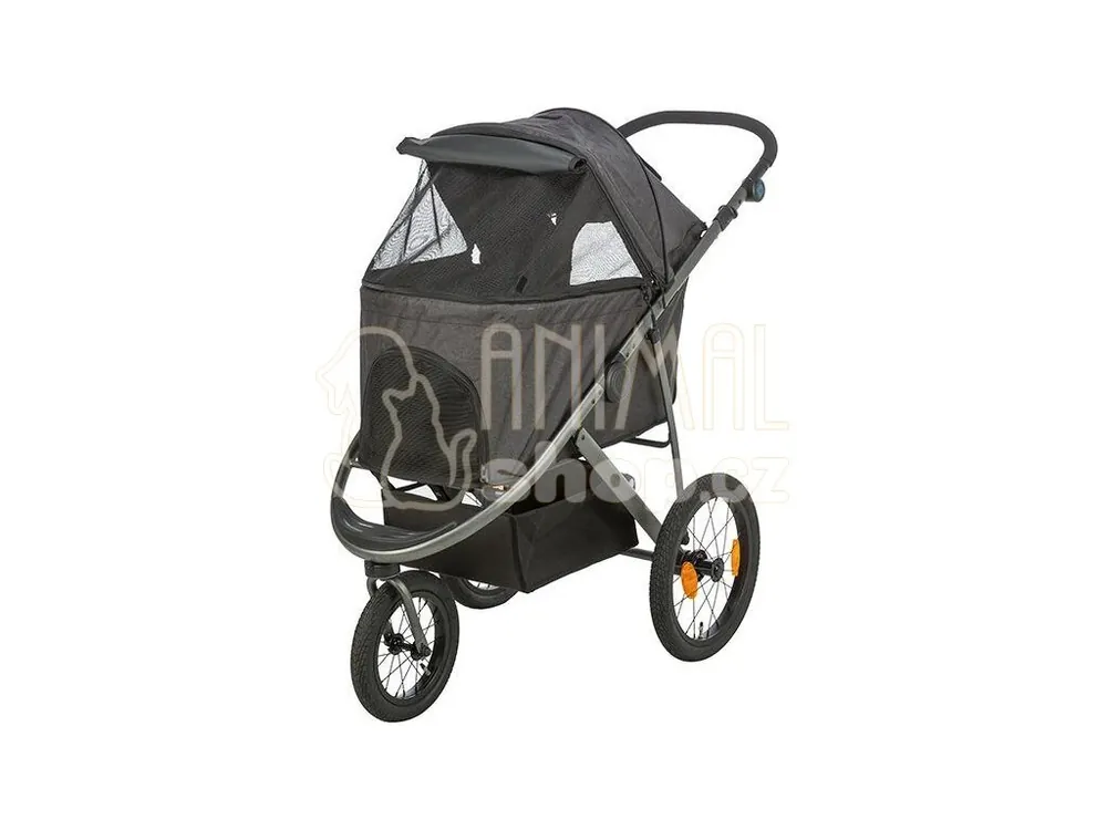 Kočárek BUGGY na vzduchových pneu, 60 x 112 x 120 cm, nosnost 20 kg, antracitová Kup Teď