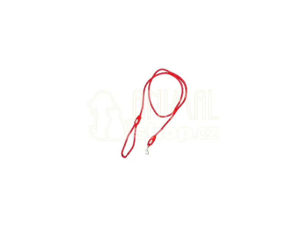 Zlevněný Vodítko BUSTER Reflective lanové 180cm/8mm červené