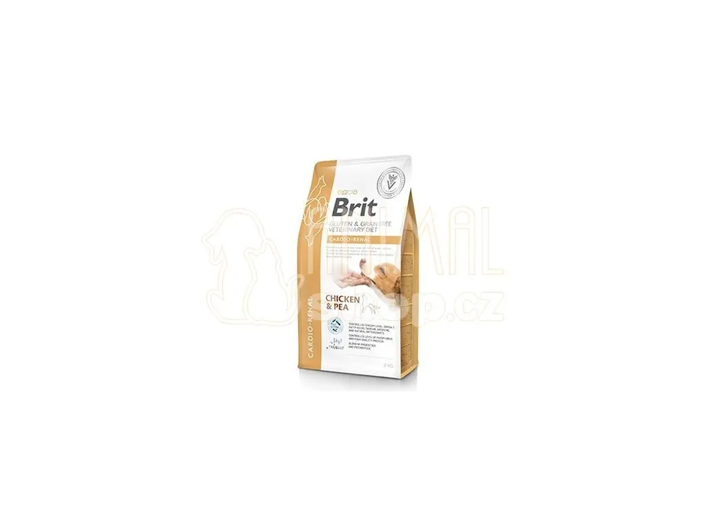 Přímo Od Výrobce Brit VD Dog GF Cardio-Renal 2kg
