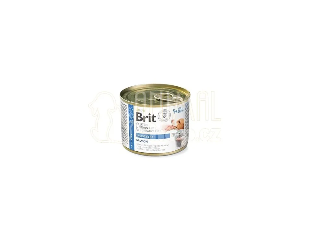 Cenová Bomba Brit VD Dog+Cat GF konz Recovery 200g