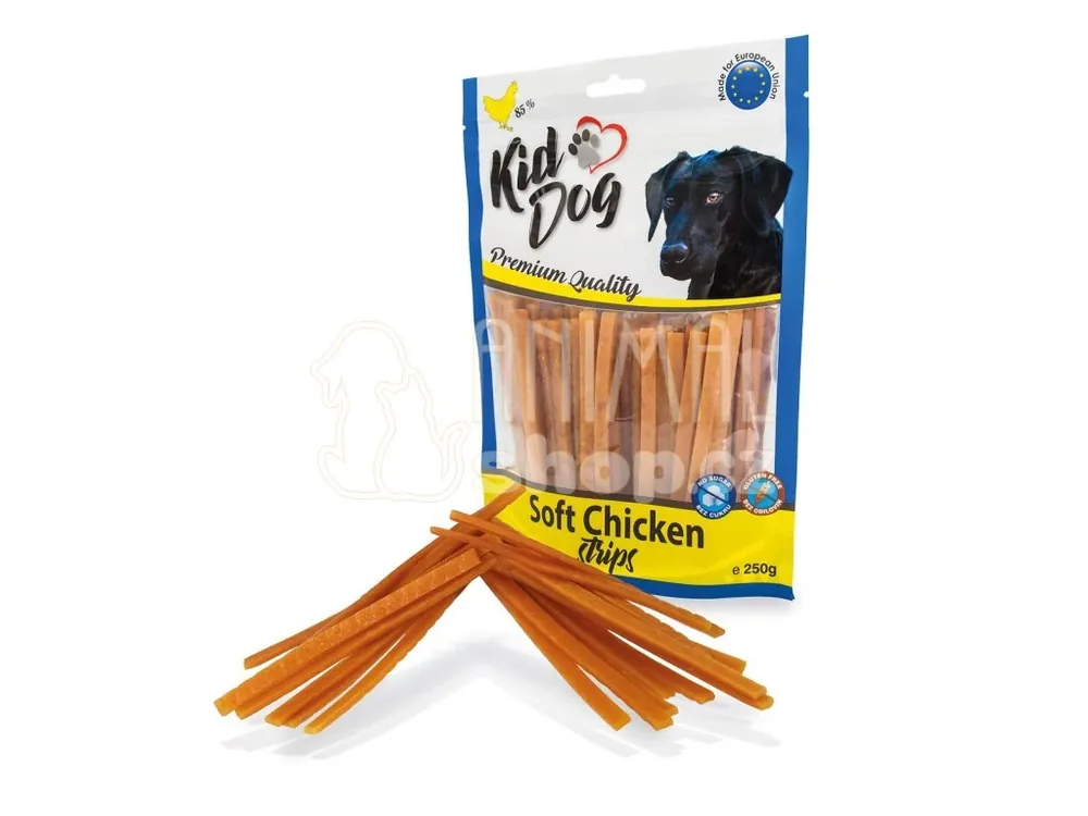 KIDDOG kuřecí měkké pásky 250 g Značkový