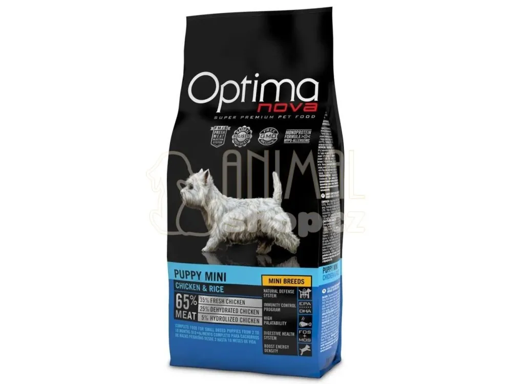 Autentický OPTIMAnova Dog Puppy Mini Chicken & Rice 2 kg