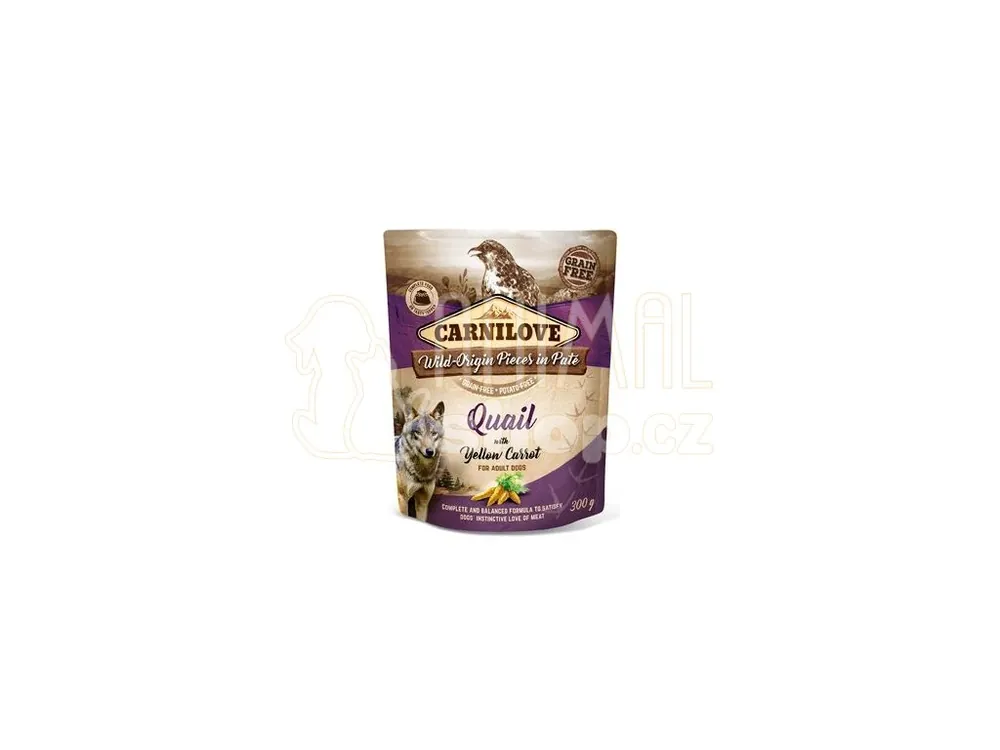 Carnilove Dog Pouch Paté Quail & Yellow Carrot 300g Super Cena