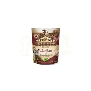 Carnilove Dog Pouch Paté Venison & Strawberry 300g Finální Výprodej