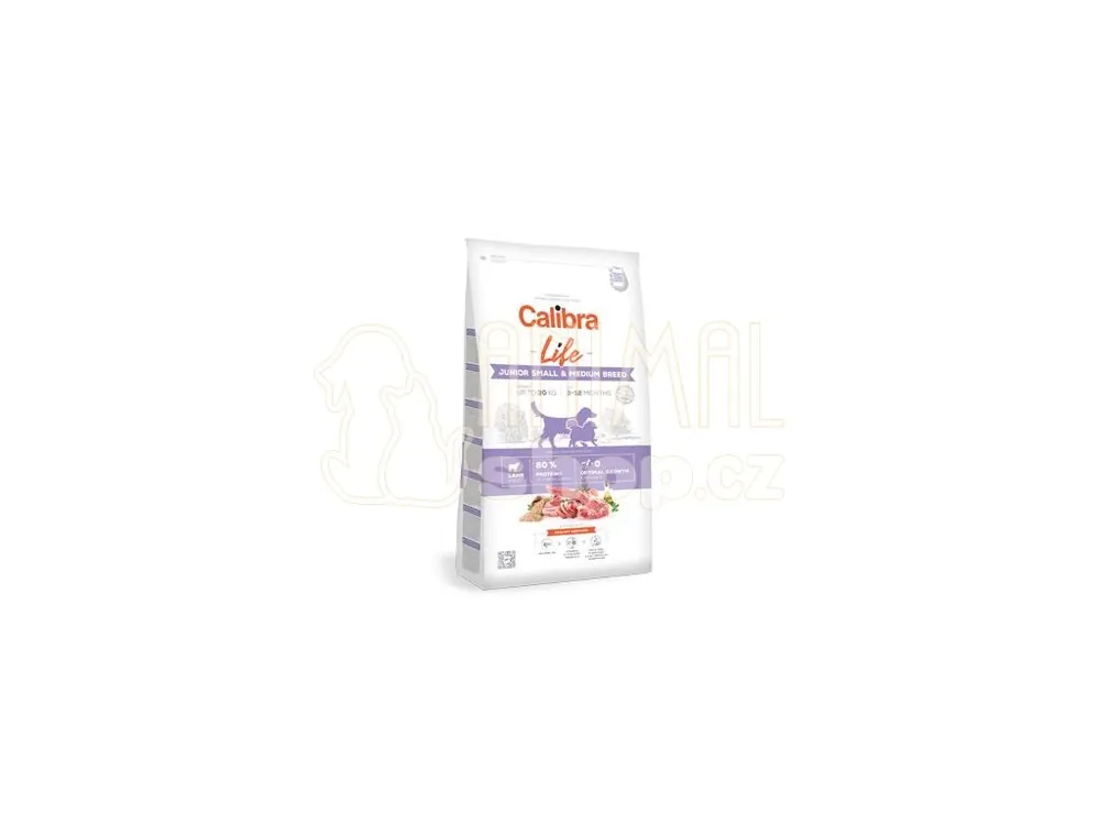 Calibra Dog Life Junior Small&Medium Breed Lamb 12kg Cenově Výhodný