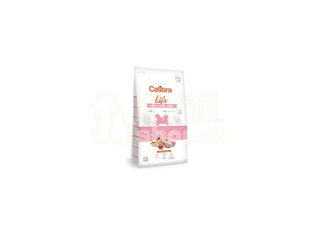 Calibra Dog Life Junior Small Breed Chicken 6kg Sleva