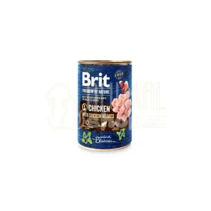 Expresní Doručení Brit Premium Dog by Nature konz Chicken&Hearts 400g