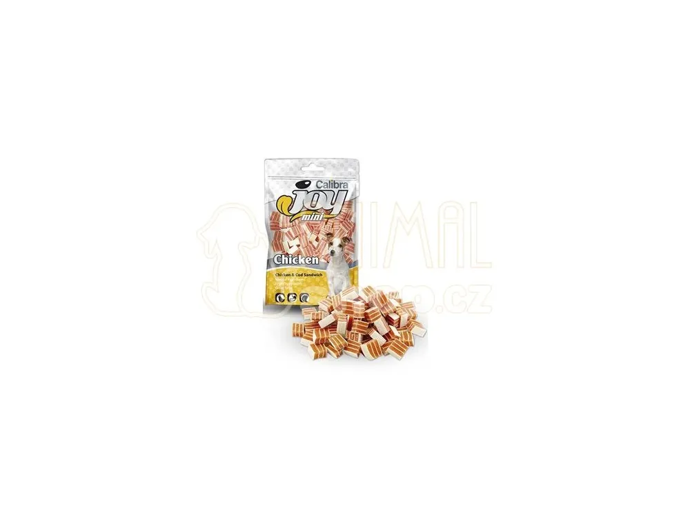 Calibra Joy Dog Mini Chicken & Cod Sandwich 70g Jen Po Omezenou Doba