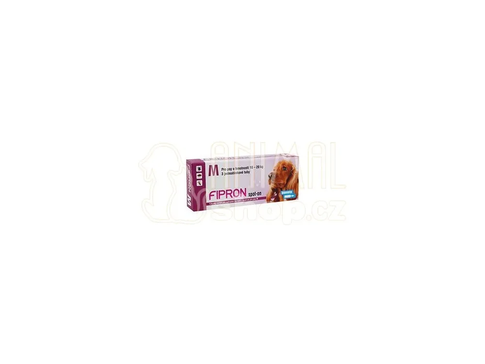 Nízká Cena Fipron 134mg Spot-On Dog M sol 3x1,34ml