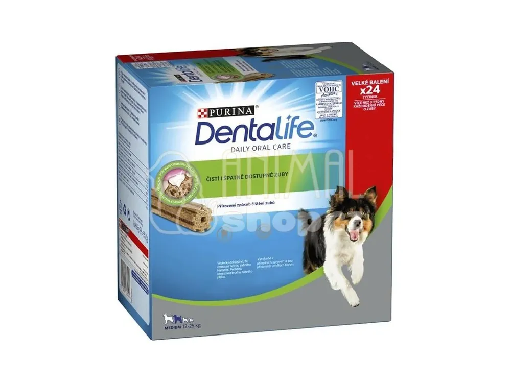 Purina DentaLife Medium Multipack 15 - 25 kg 24tyčinek Ověřený