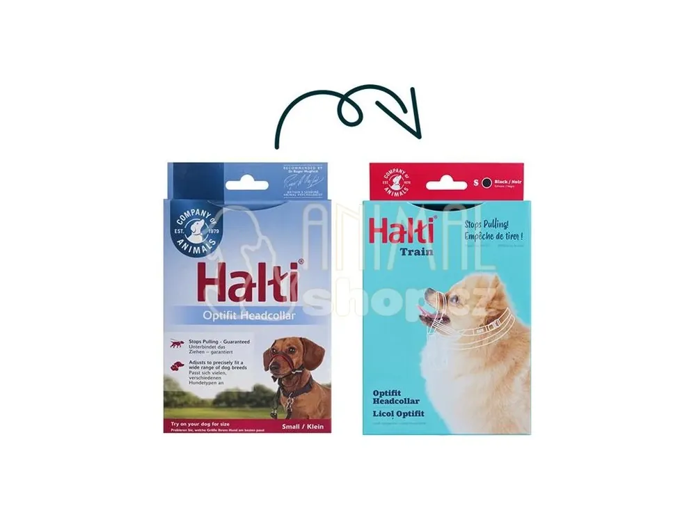 Ohlávka Halti OPTIFIT vel. S Horká Nabídka