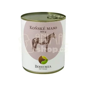 BOHEMIA Koňské maso ve vlastní šťávě 800g Finální Výprodej