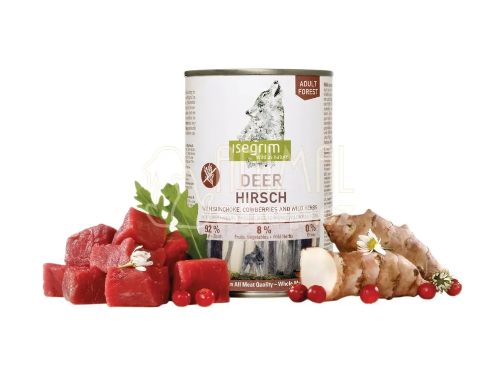 ISEGRIM Adult Forest Jelen s topinambury, brusinkami a bylinkami 400 g Víkendová Akce