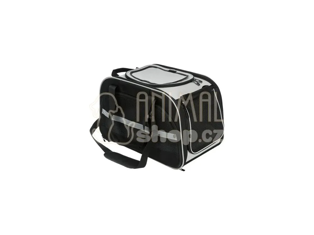 Odeslání Ihned VALERY transportní taška / bouda, 29 x 31 x 49 cm, černá/šedá (max. 9 kg)