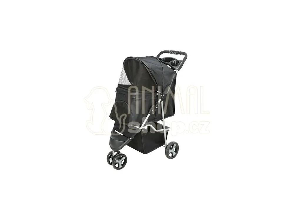 Kočárek s funkcí rychlého skládání 47x100x80cm, do 11kg, černý Autentický