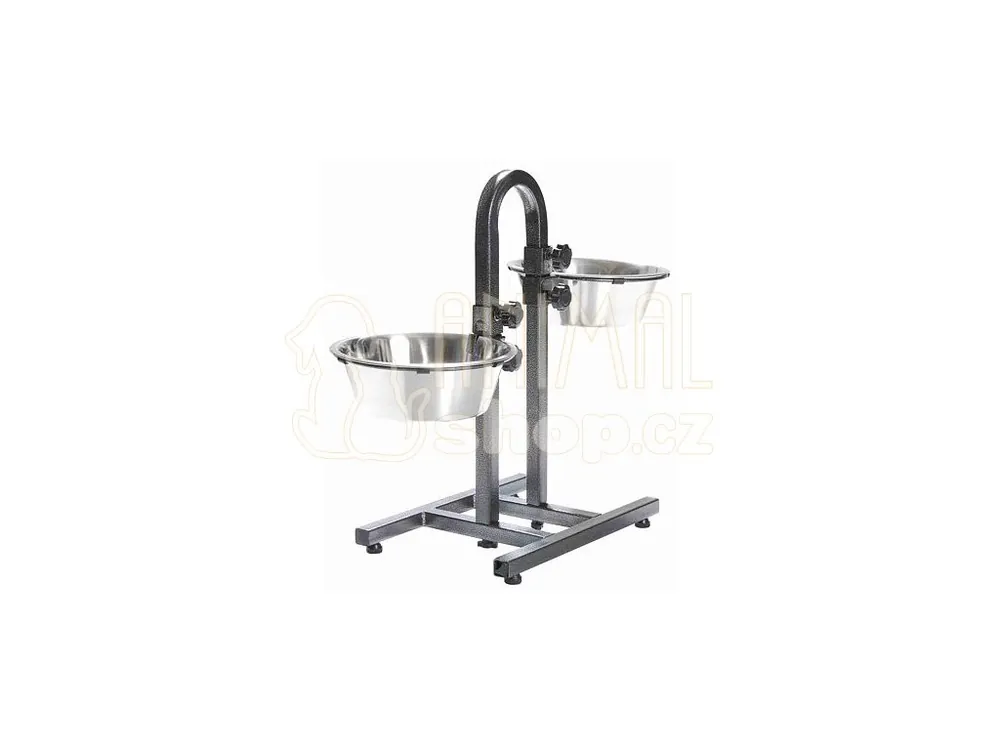 Ověřený Psí bar - nastavitelná výška misek, 2x miska 2,8l/24cm