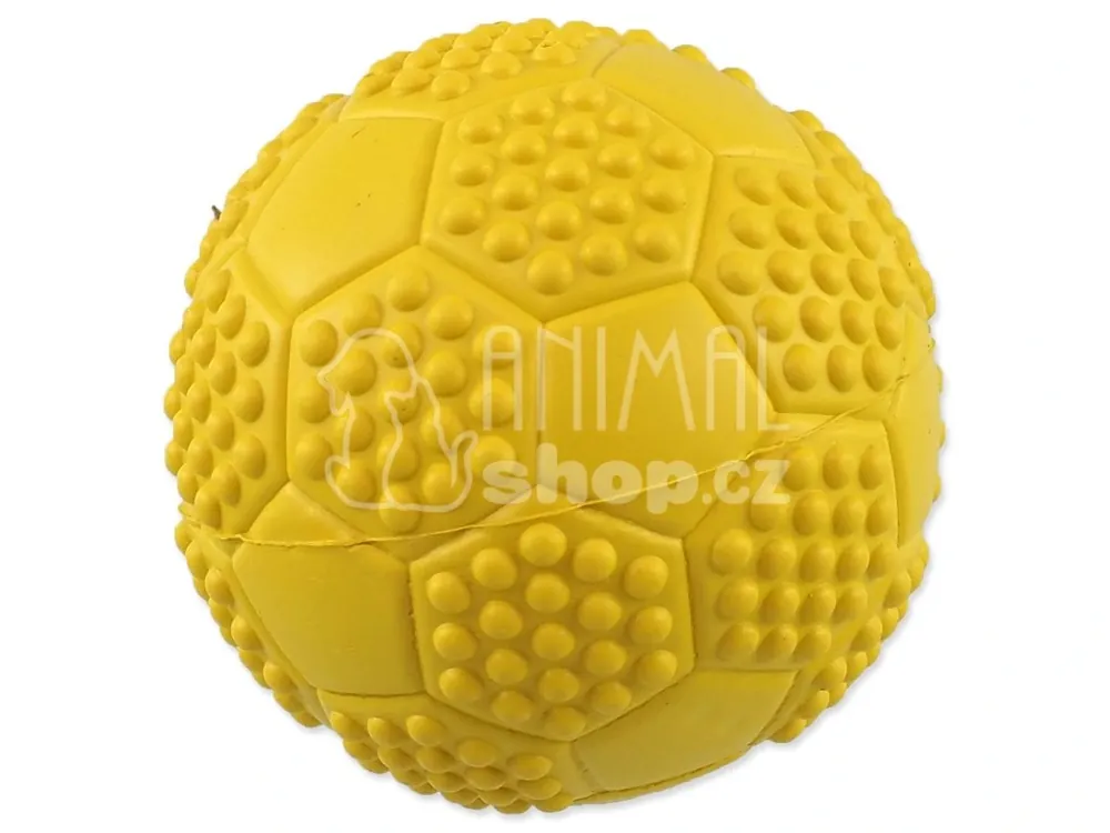 Oblíbený Hračka Dog Fantasy míček fotbal s bodlinami pískací mix barev 7cm