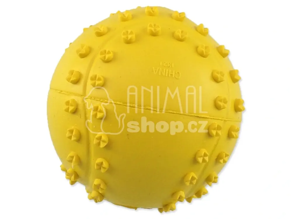Must-Have Hračka Dog Fantasy míček tenis s bodlinami pískací mix barev 6cm