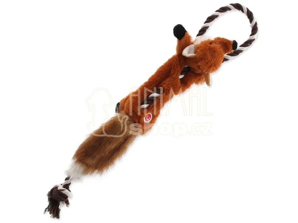 Hračka Dog Fantasy Skinneeez liška s provazem 57,5cm Časově Omezené