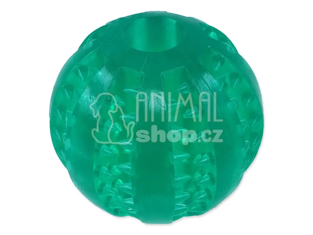 Aktuální Míček Dog Fantasy DENTAL MINT zelený 7cm