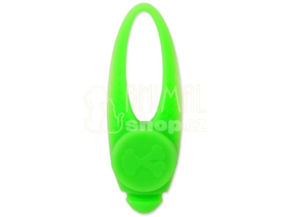 Nízká Cena Přívěsek Dog Fantasy LED silikon zelený 8cm