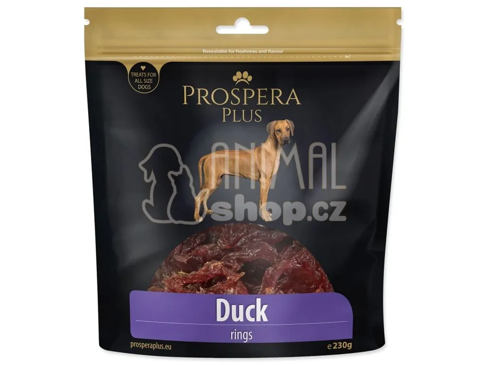 Autentický Pochoutka Prospera Plus kachní kroužky 230g