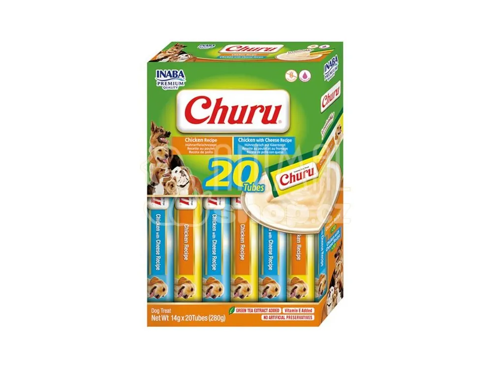 Inaba Churu dog snack kuře multipack 20x 14g Horká Nabídka