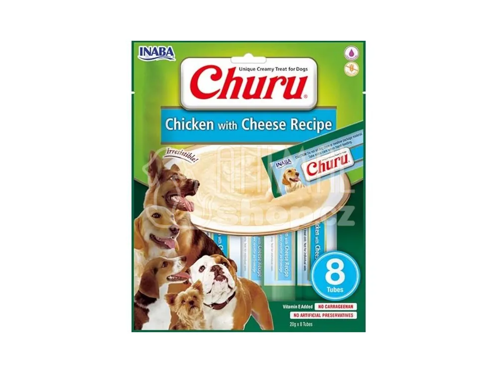 Must-Have Inaba Churu dog snack kuře & sýr 8x 20g