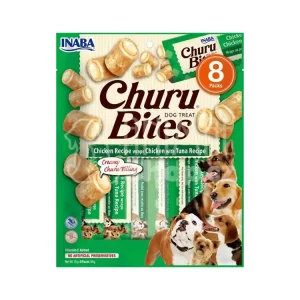 Inaba Churu Bites dog snack kuře, tuňák 8x 12g Sleva