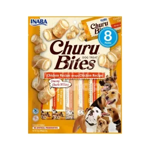 Inaba Churu Bites dog snack kuře 8x 12g Časově Omezené