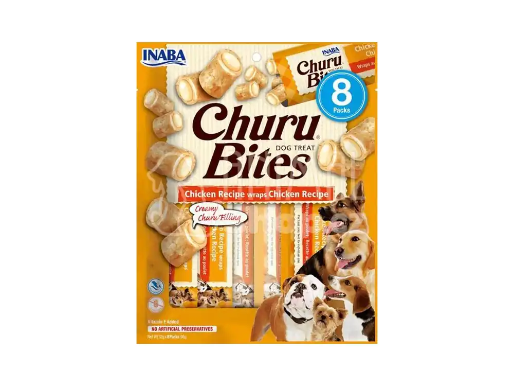 Inaba Churu Bites dog snack kuře 8x 12g Časově Omezené