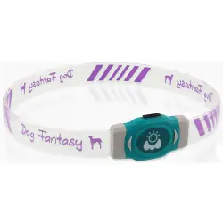 Akční Nabídka Obojek Dog Fantasy LED Svítící různobarevný nabíjecí L 65cm