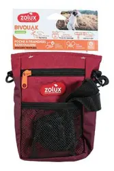 Autentický Zolux Kapsička na pamlsky Bivouak s poruhem červená