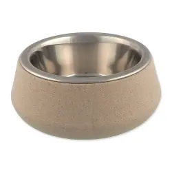 Časově Omezené Miska Dog Fantasy nerez EcoStyle béžová 14cm, 480ml