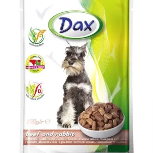 Dax Dog hovězí a králičí, kapsička 100 g Cenově Výhodný
