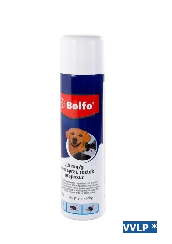 Sleva Bolfo 2,5 mg/g kožní sprej, roztok 250 ml